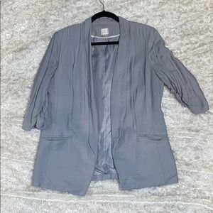 Lauren Conrad Gray Blazer Polyester